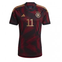 Camiseta Alemania Mario Gotze #11 Visitante Equipación Mundial 2022 manga corta